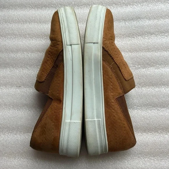 Cali Slide by Charleston Shoe Company Tan Slip on Leather Loafers - Picture 4 of 8